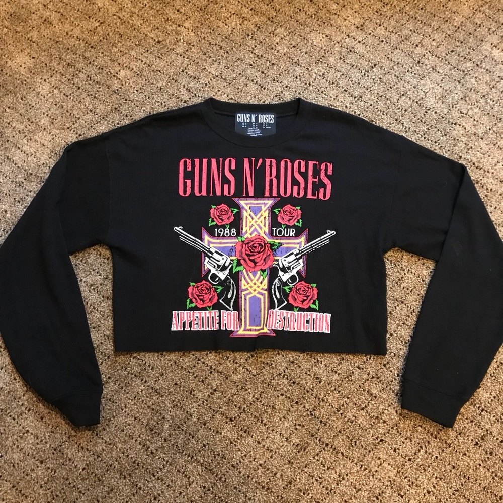 Long sleeve Guns N Roses graphic t-shirt